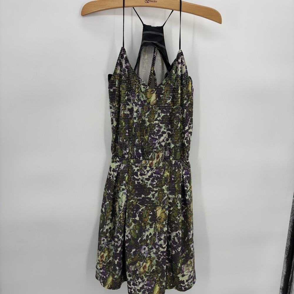 Lululemon City Summer Dress‎ 4 Floral Sport Slip On Racerback Zip Hidden Pockets